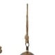 preview thumbnail 52 of 77, Gold, Gray, Bronze, Black or Red Metal Tibetan Inspired Decorative Cow Bells with Jute Hanging Rope (Set of 3)