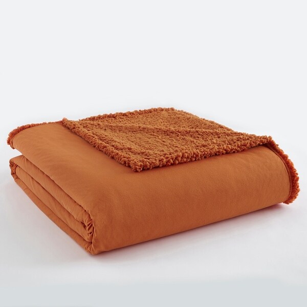 Shavel Micro Flannel® Reverse to Sherpa Blanket - On Sale - Bed