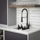 preview thumbnail 67 of 65, Karran QT-825 Drop-in 15-3/4" Single Bowl Quartz Composite Kitchen Sink