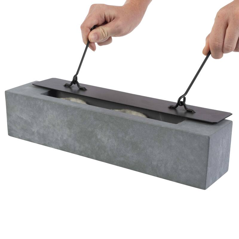Pure Garden Bioethanol or Rubbing Alcohol Smokeless Tabletop Fire Pit