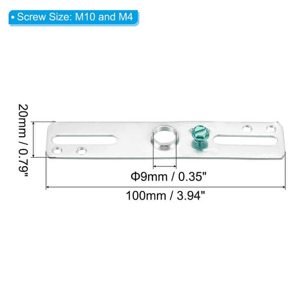 2set 100mm Ceiling Light Plate Kit Light Fixture Crossbar Mounting