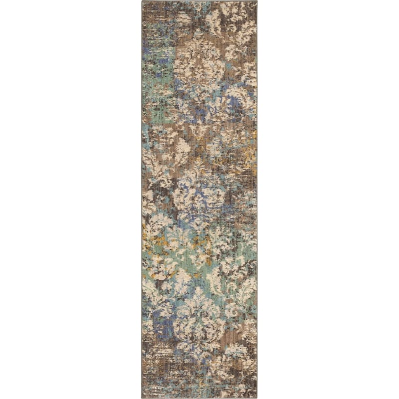 Karastan La Brea Palmette Area Rug - 2' 4" x 7' 10" - Multi - Runner