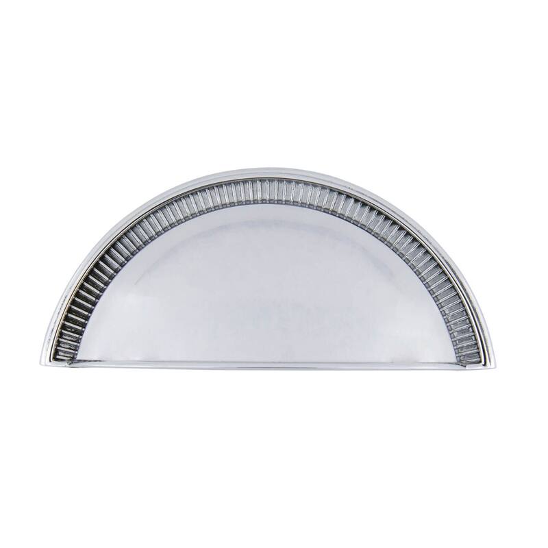 Grandeur SOLE-BRASS-CUP-3 Soleil 3" Center to Center Traditional Cup - Bright Chrome