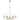 Miller 30" 6-light Chandelier w/ Clear Ribbed Glass