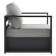 preview thumbnail 18 of 39, Tahoe Outdoor Patio Powder-Coated Aluminum 2-Piece Armchair Set