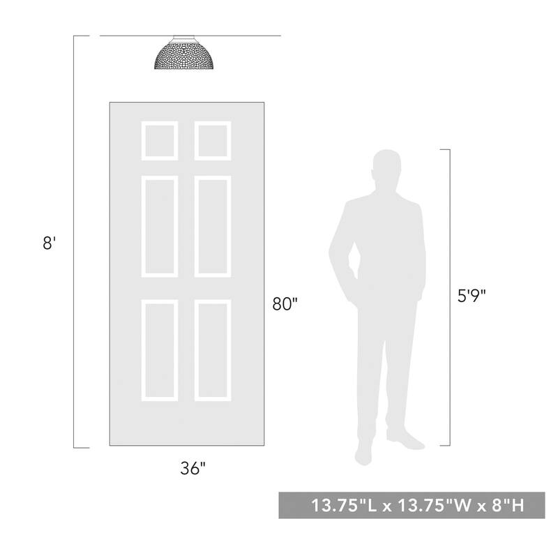 Shepard 13.75" Wide 3-Light Flush Mount
