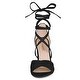 preview thumbnail 12 of 15, Women Crisscross Front Block Heeled Lace Up Sandals