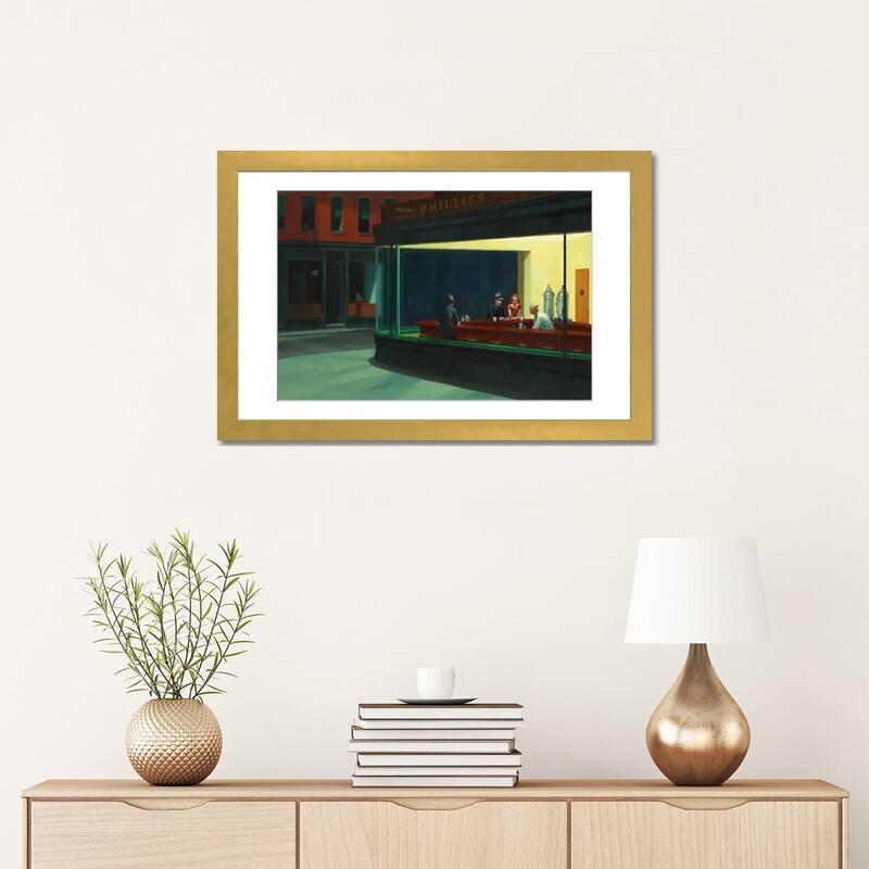 iCanvas "Nighthawks, 1942" by Edward Hopper