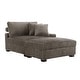 preview thumbnail 22 of 116, Modular Armchair and Ottoman Set with Adjustable Headrest, Flannel Upholstery