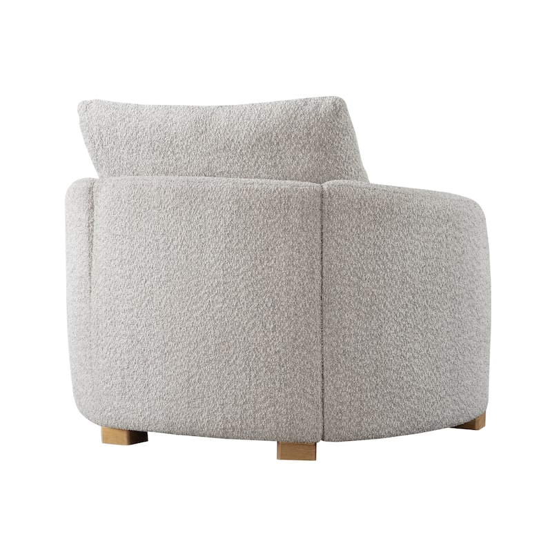 Studio Living Myers Large Accent Chair in Boucle Fabric