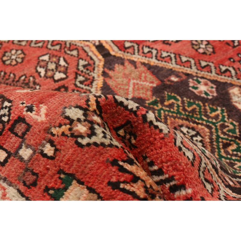 ECARPETGALLERY Hand-knotted Konya Red Wool Rug - 3'3 x 9'0