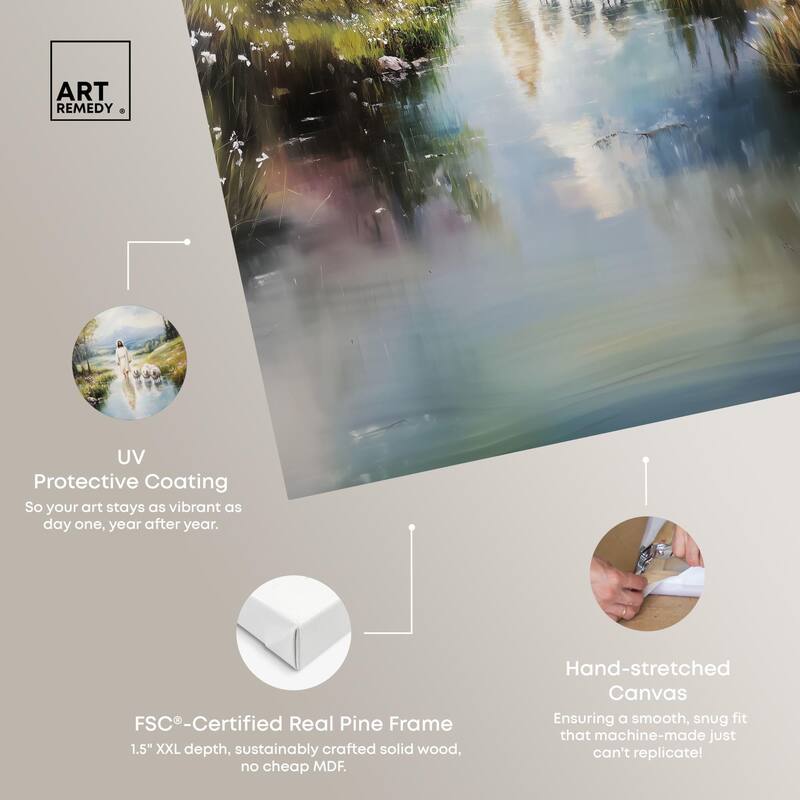 Caretaker's Calm Crossing II Canvas by Art Remedy, Gallery Wrapped
