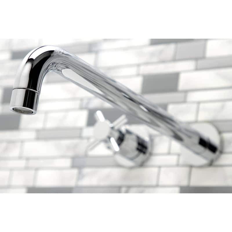 Kingston Brass Concord Wall Mounted Roman Tub Filler with 13-3/16"
