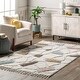 preview thumbnail 1 of 5, Nuloom Zende Colorful Stones Kids Tassel Area Rug 4' x 6' - Beige