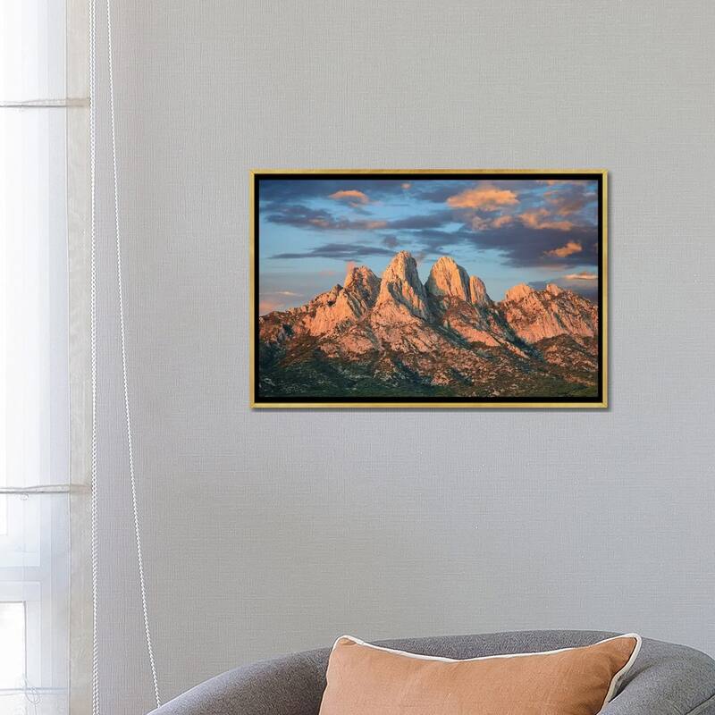 iCanvas "Organ Mountains Near Las Cruces, New Mexico II" by Tim Fitzharris Framed Canvas Print