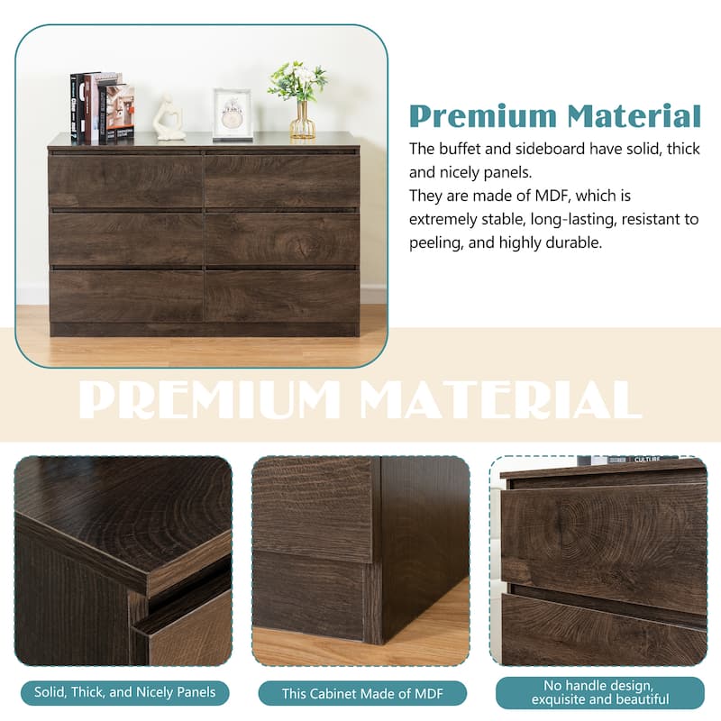 Six drawers Sideboard