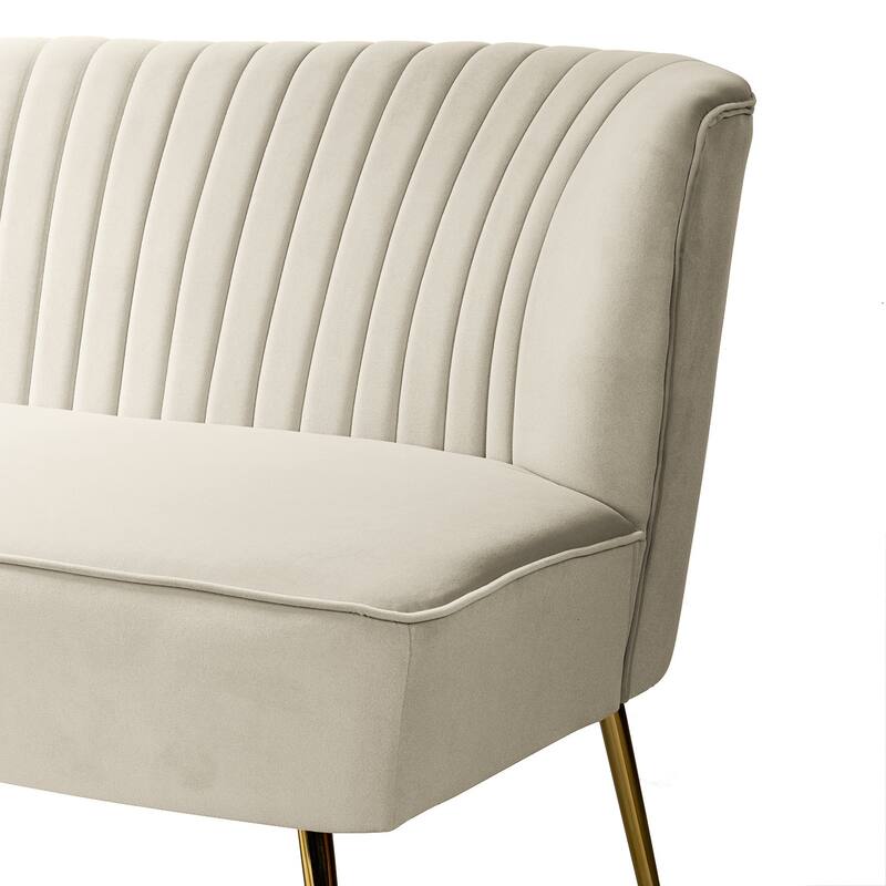 Delicia 3 Piece Living Room Set with Golden Legs by HULALA HOME