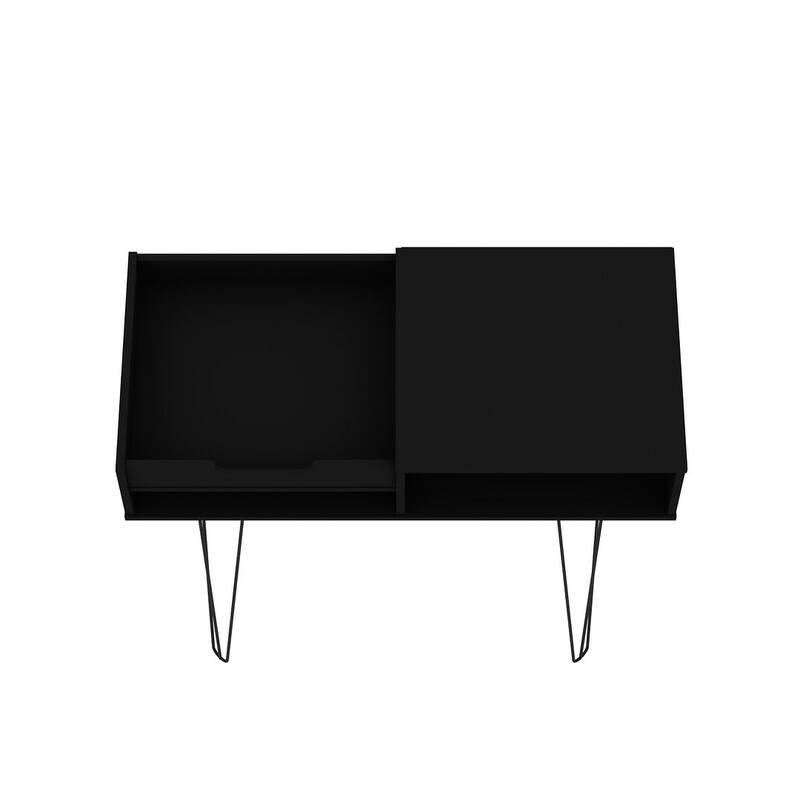 Manhattan Comfort Rockefeller 39.37 Entryway Console with 3 Compartments