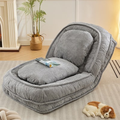 Roomfitters Lazy Sofa Couch ,5 Adjustable Position,sit,sleep,fold,suit to put in bedroom, living room ,Space Saving Design