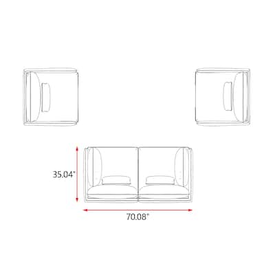 Simon 4pc Multi-Chair Seating Group