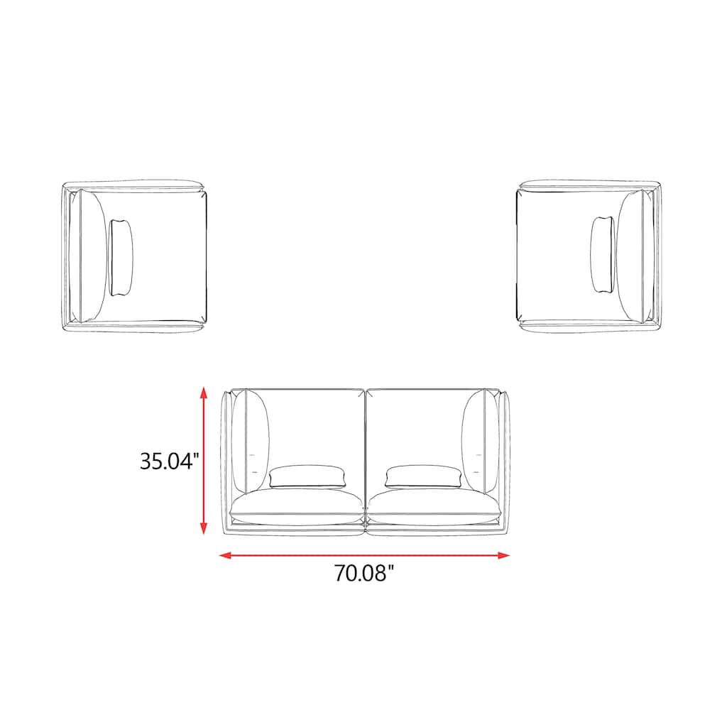 Simon 4pc Multi-Chair Seating Group