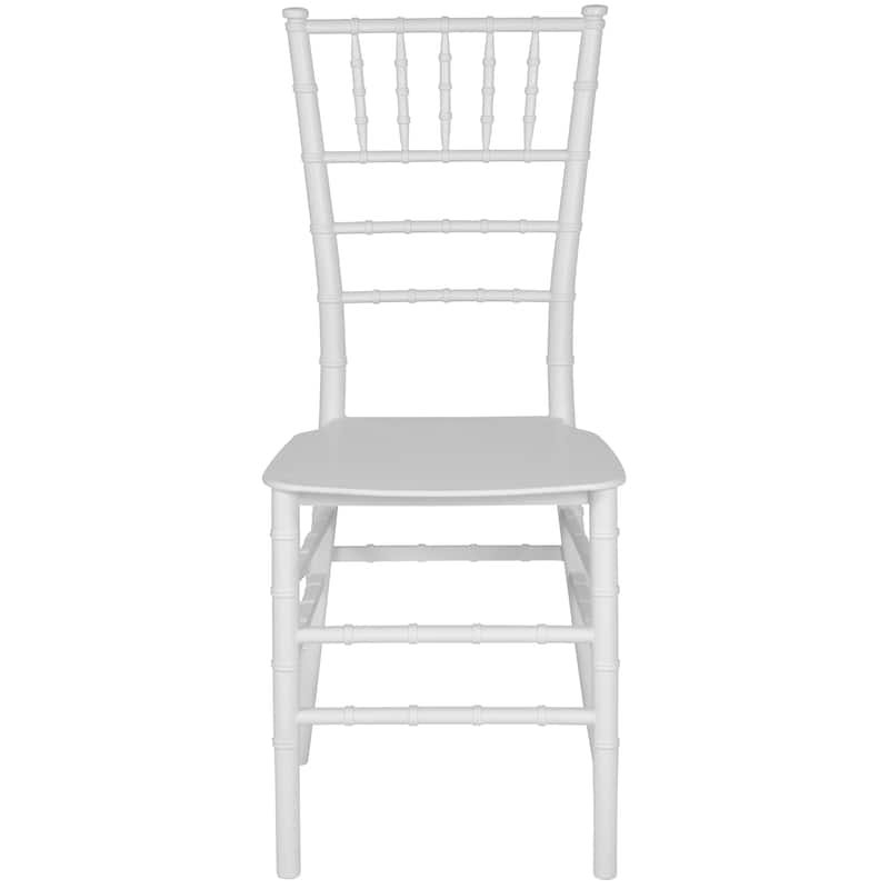 2 Pack Gold Resin Stacking Chiavari Chair - 15"W x 18.75"D x 35"H - 15"W x 18.75"D x 35"H