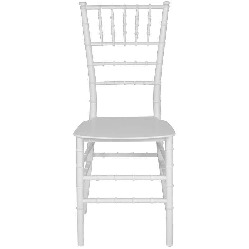 Resin Stackable Chiavari Chair - 15"W x 18.75"D x 35"H - 15"W x 18.75"D x 35"H