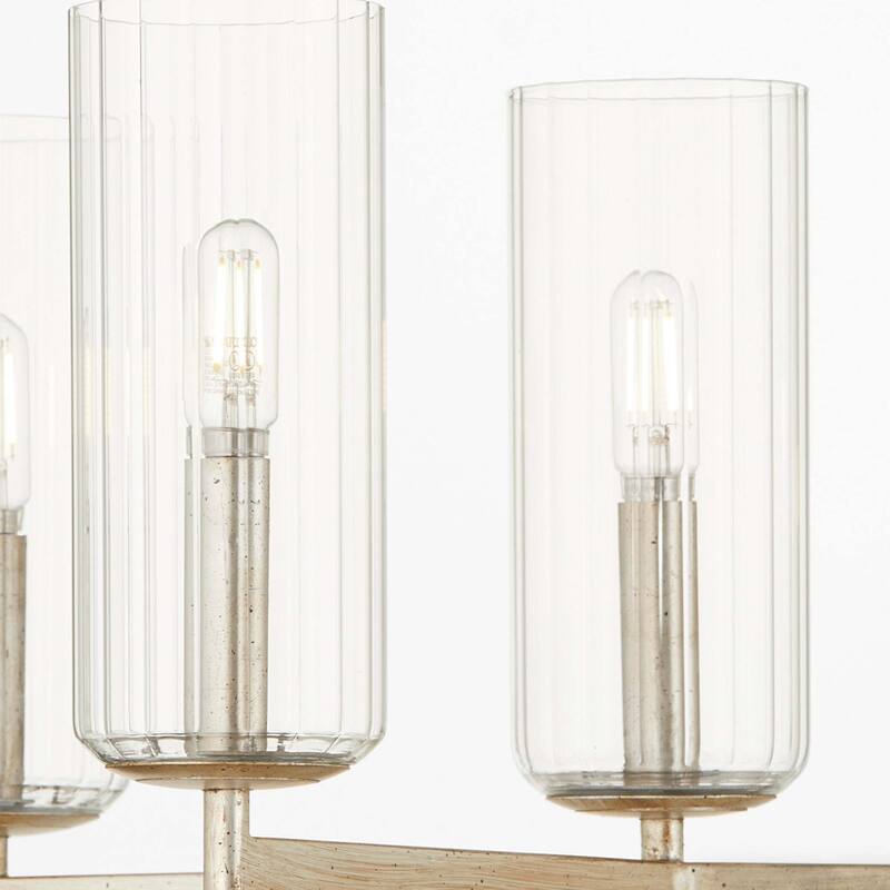 Quorum International 674-6 Merrick 6 Light 28" Wide Linear Chandelier