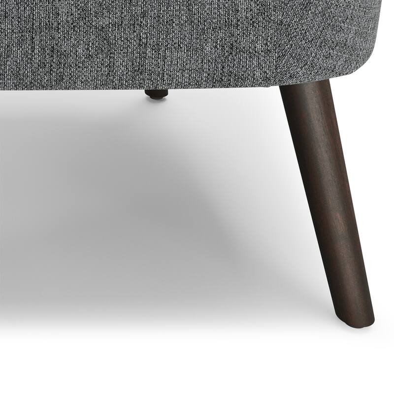 WYNDENHALL Bonita 27 inch Wide Irregular Mid Century Modern Accent Chair - 26.6" D x 26.8" W x 31.5" H
