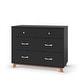 preview thumbnail 35 of 39, Soho 3 Drawer Dresser Black