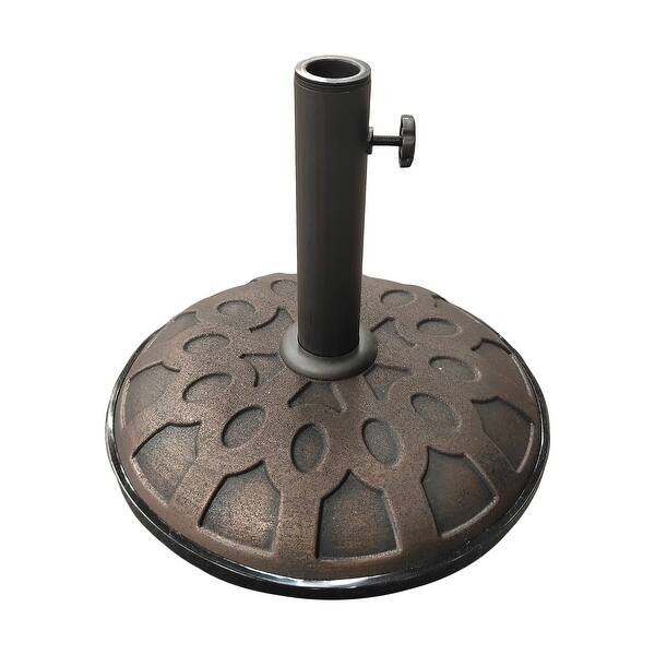 Shop Black Friday Deals On International Caravan Milan 25 Lb Resin Patio Umbrella Base Overstock 31626608