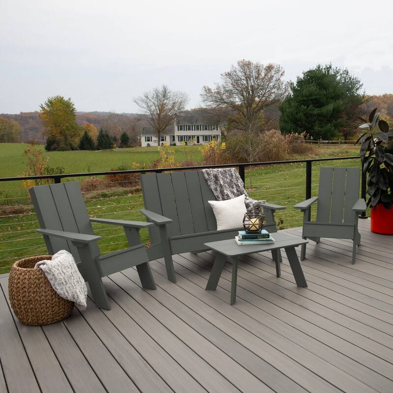 Italica Modern Adirondack Conversation Set