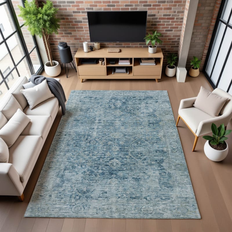 Premium Washable Super Soft Vintage Traditional Mayfield Rug
