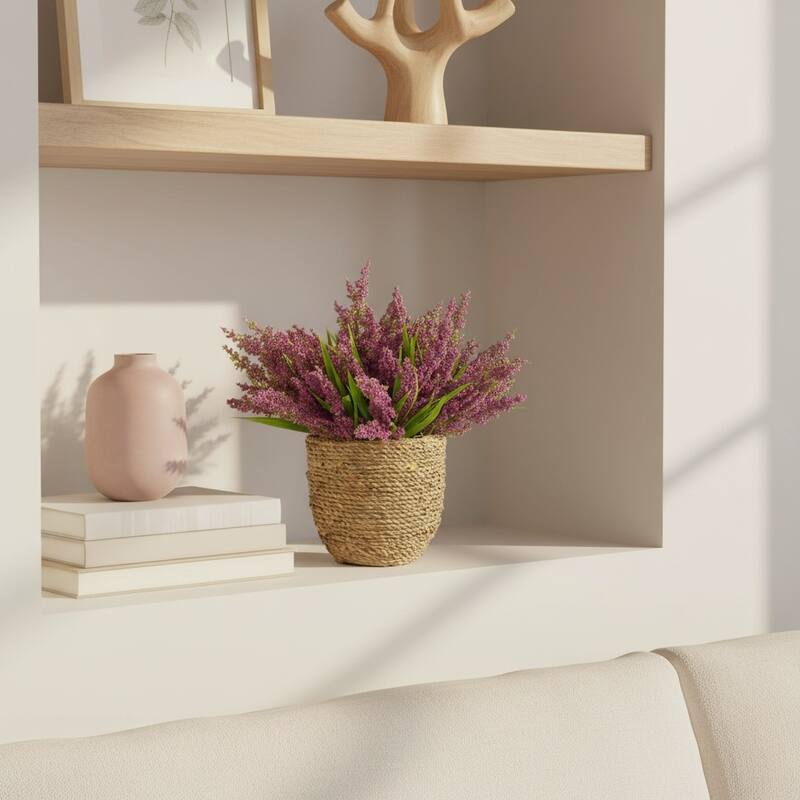 Heather in Strawgrass Pot - 12