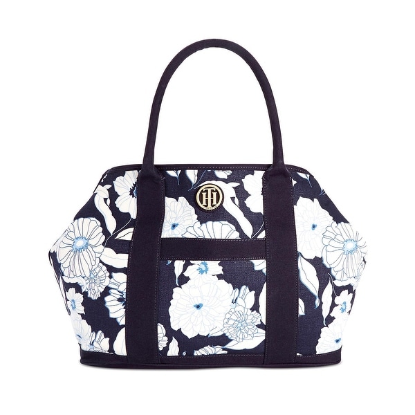 tommy hilfiger navy blue tote bag