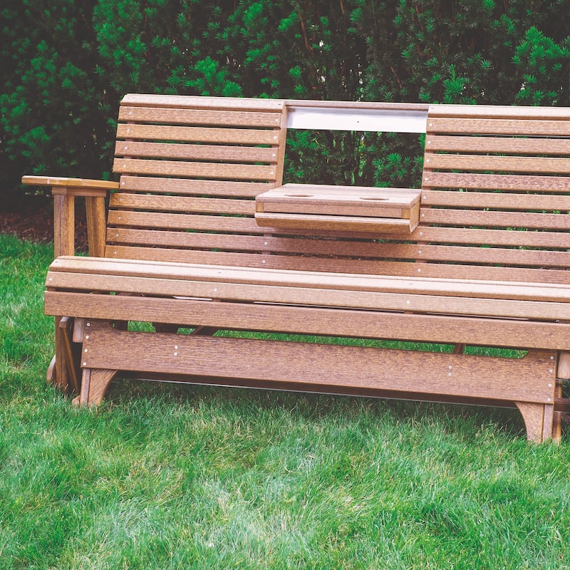 Poly Lumber Plain Rollback Patio Glider