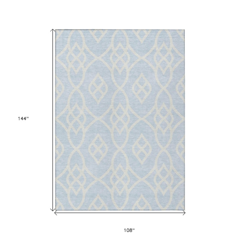 HomeRoots Trellis Transitional Rectangle Outdoor Rug