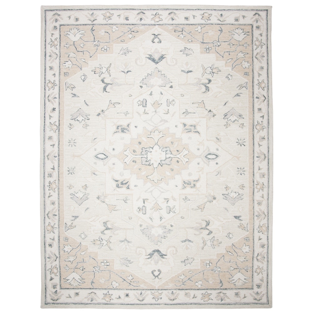 SAFAVIEH Handmade Micro-Loop Selveta Wool Rug