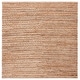 preview thumbnail 2 of 4, SAFAVIEH Handmade Natural Fiber Sharaf Farmhouse Jute Rug 6' Square - Natural - Square