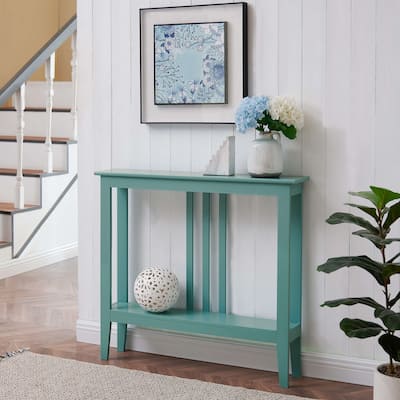 Console Entryway Table, Teal