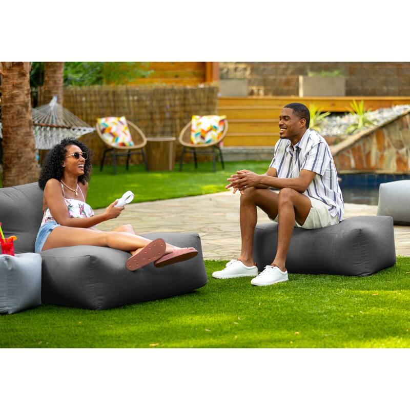 Coza Ottoman - Large Outdoor Pouf & Footrest
