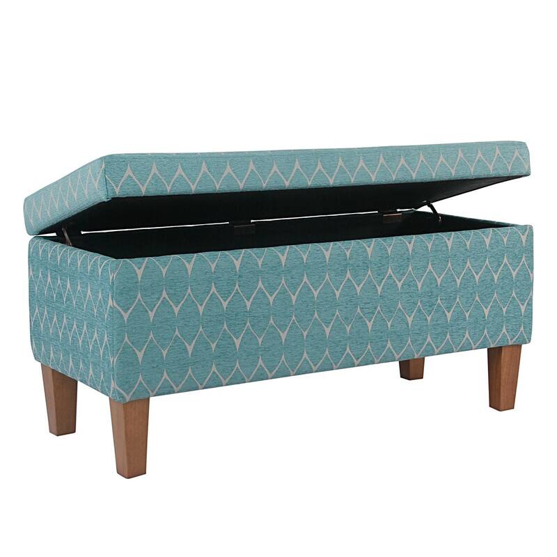 Porch & Den Harmar Large Textured Storage Bench