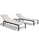 Option Earth Fabric,Dark Grey Frame,Black Table