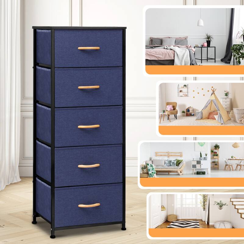 Pellebant 5 Drawers Vertical Storage Tower Organizer