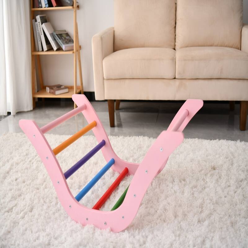 2-Piece Montessori Climber, Foldable Indoor Play for Toddlers