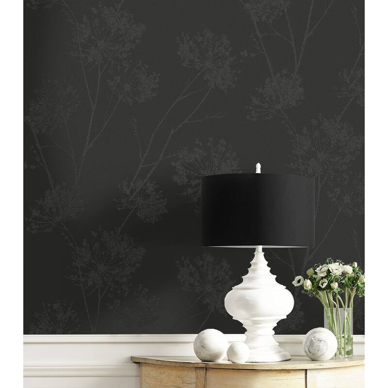 Seabrook Designs Wild Grass Glass Beaded Unpasted Wallpaper