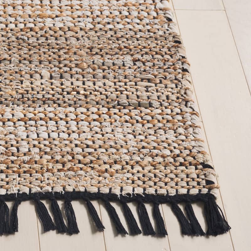 SAFAVIEH Handmade Cape Matsje Cod Denim & Jute Rug