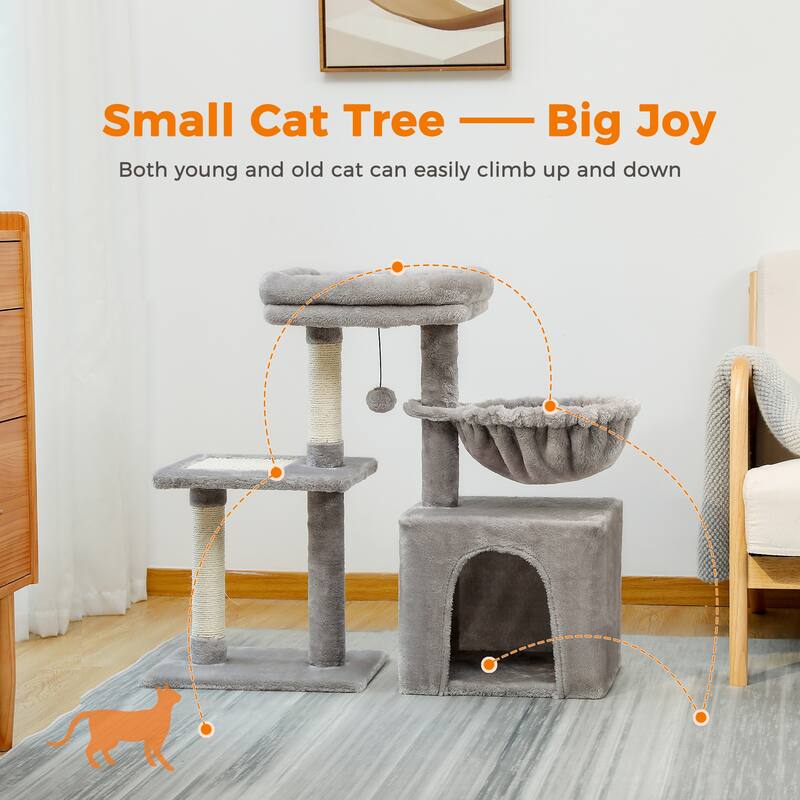 28.5" Tall Kitten Cat Tower