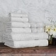 Egyptian Cotton 8-Piece Towel Set, Assorted Towels, Guest Bath Decor ...