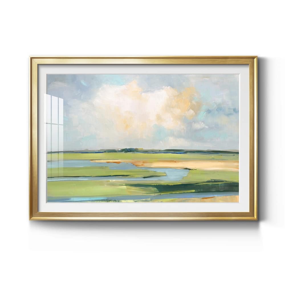 Pastel Horizon II Premium Framed Print - Ready to Hang